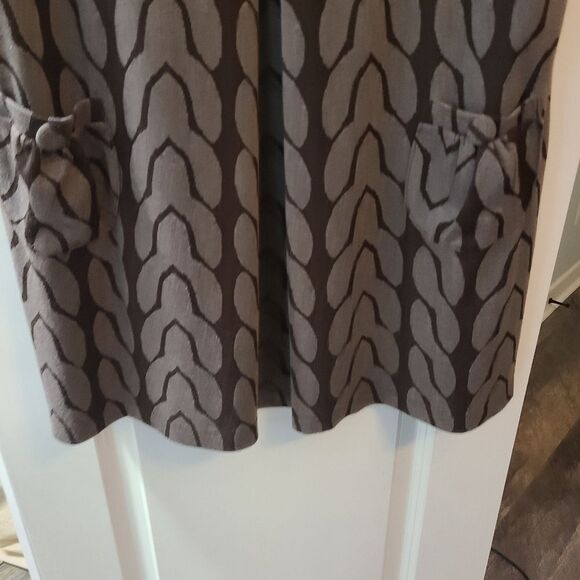 Enfocus Knit Stretch Plus Pullover Brown Dress - Picture 4 of 8